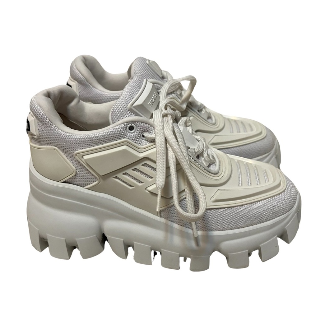 Prada White Cloudbust Sneakers Platform - image 8